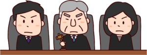 最高裁長官のイラスト