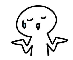あきれた顔をしている人のイラスト